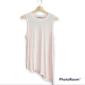 Athleta Cloud Light Asymmetric Tank Light Pink Sz S